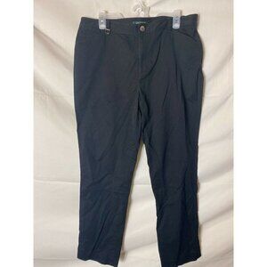 LAUREN RALPH LAUREN BLACK WOMENS DRESS PANTS CHINOS SIZE 14‎ SOME STRETCH